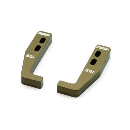7075.It T6 Battery Weight 6 Gr Hard Anodized 1