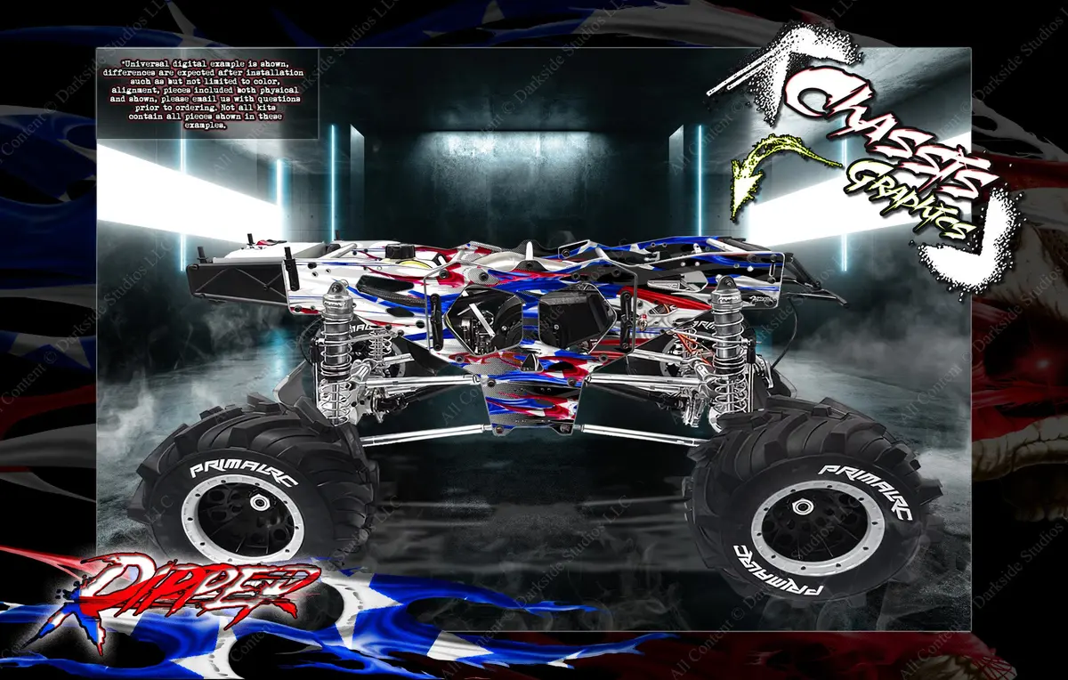 'Ripper' Chassis Skin Accessory Hop-Up For Primal Rc Raminator Truck Fits #Prrmt022 #Prrmt021 #Prrmt020 1