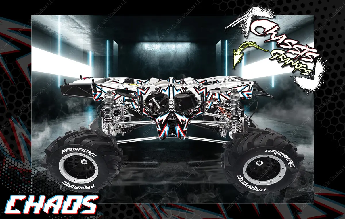 'Chaos' Chassis Skin Accessory Hop-Up For Primal Rc Raminator Truck Fits #Prrmt022 #Prrmt021 #Prrmt020 1