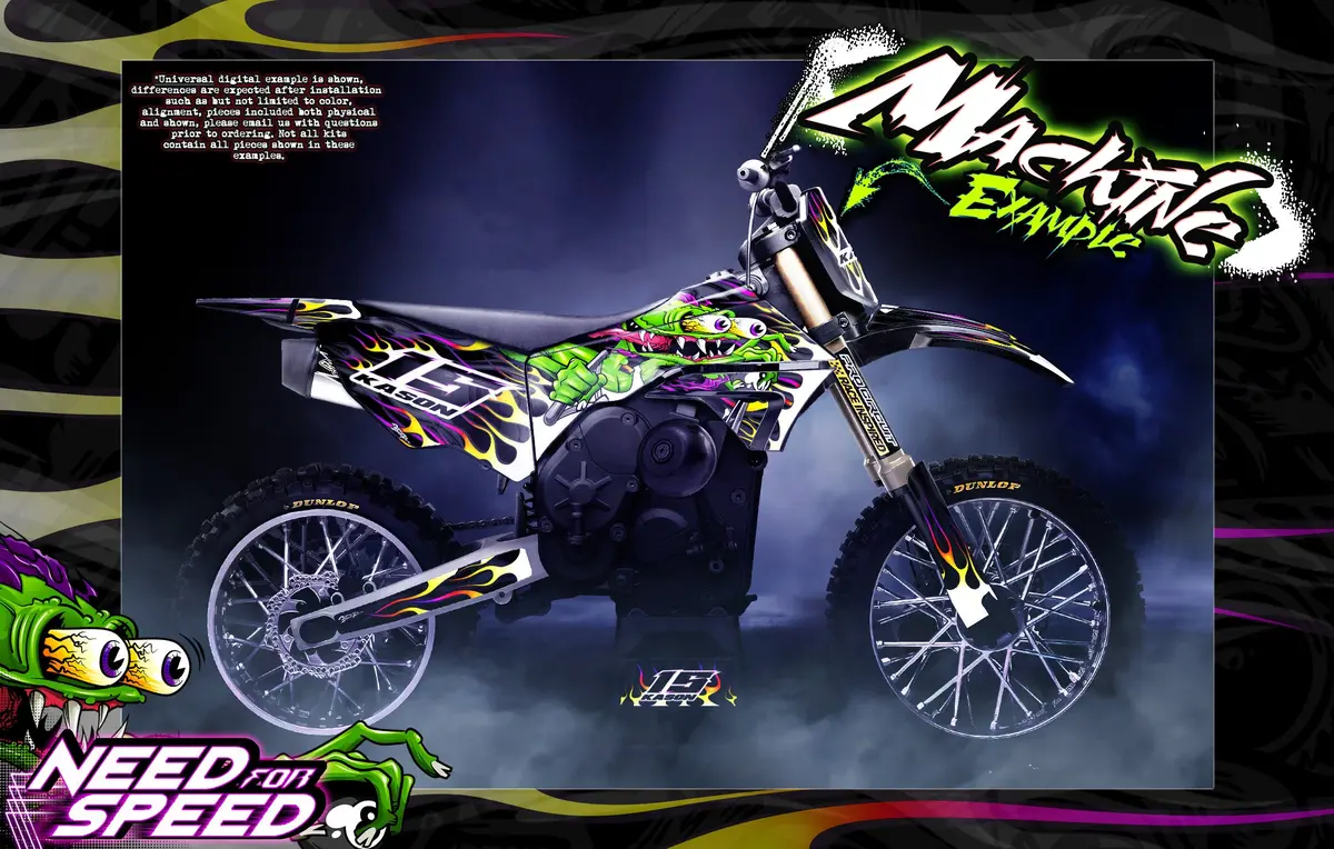 'Need For Speed' Customizeable Graphics Kit Fits Losi Promoto-Supermoto Mx Hop-Up Parts 1