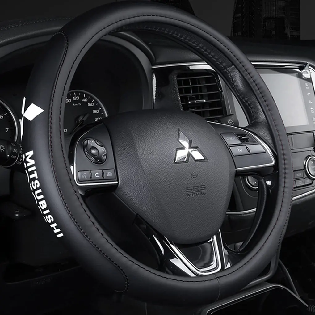 Mitsubishi Pvc Leather Steering Wheel Cover Fits Most Japanese Cars (High Quality) 1