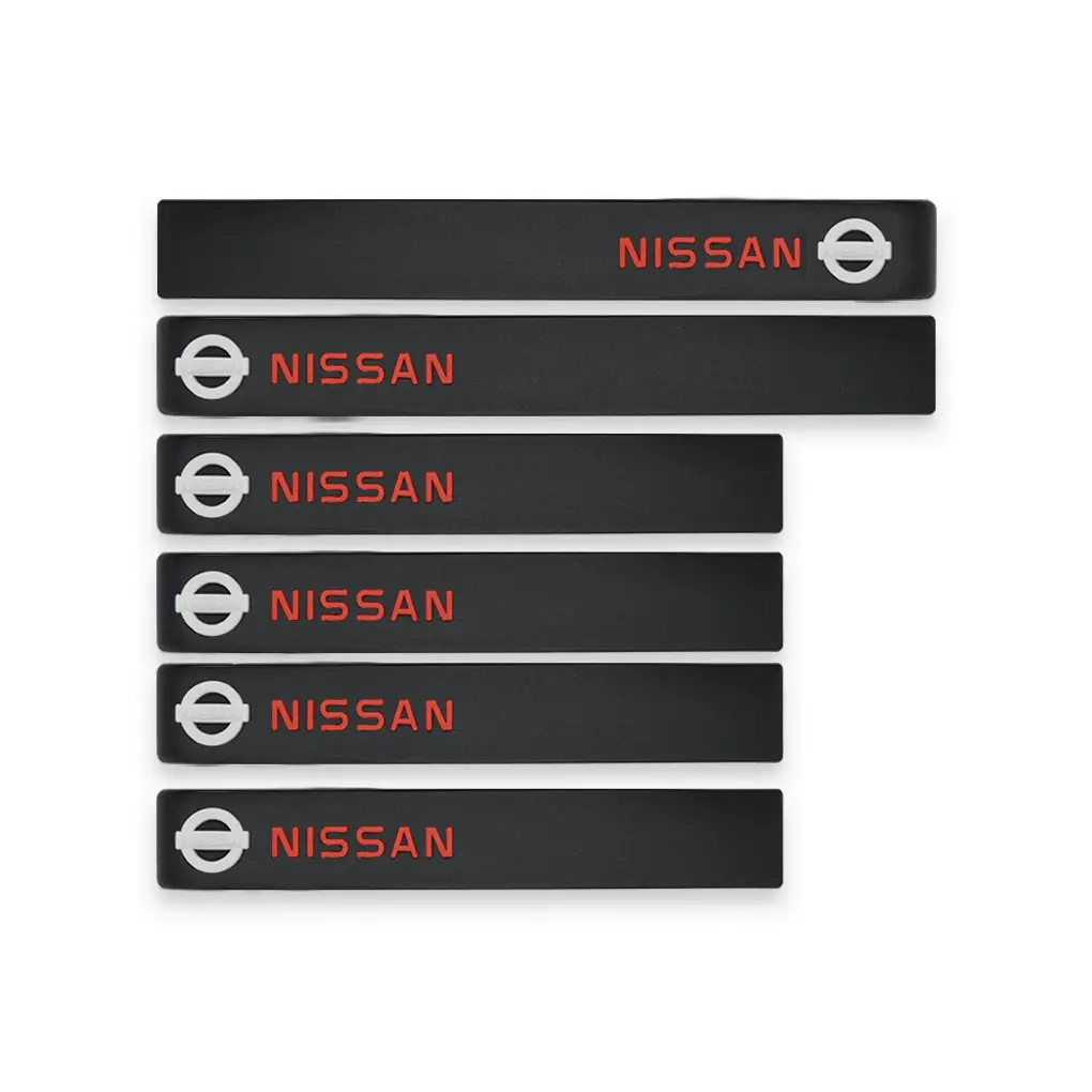 6Pcs Nissan Car Sticker Door Guard And Side Mirror Protector 1