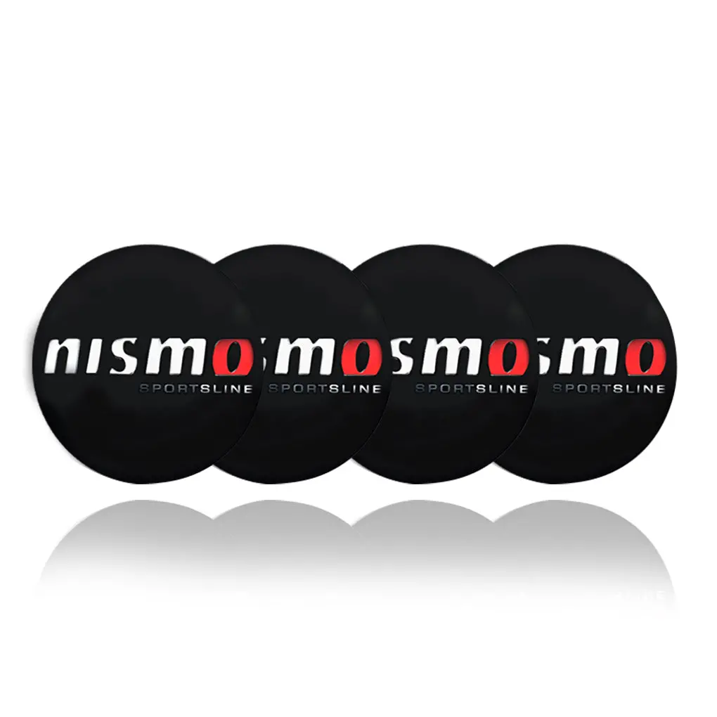 Nissan Nissmo Car Center Wheel Cap Badge Aluminum Metal Sticker 2