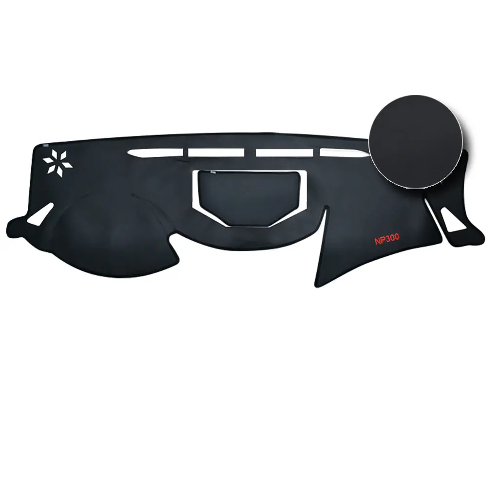Dashboard Cover For Nissan Np300 (Leatherette/Felt/Abstract Floral Material) 1