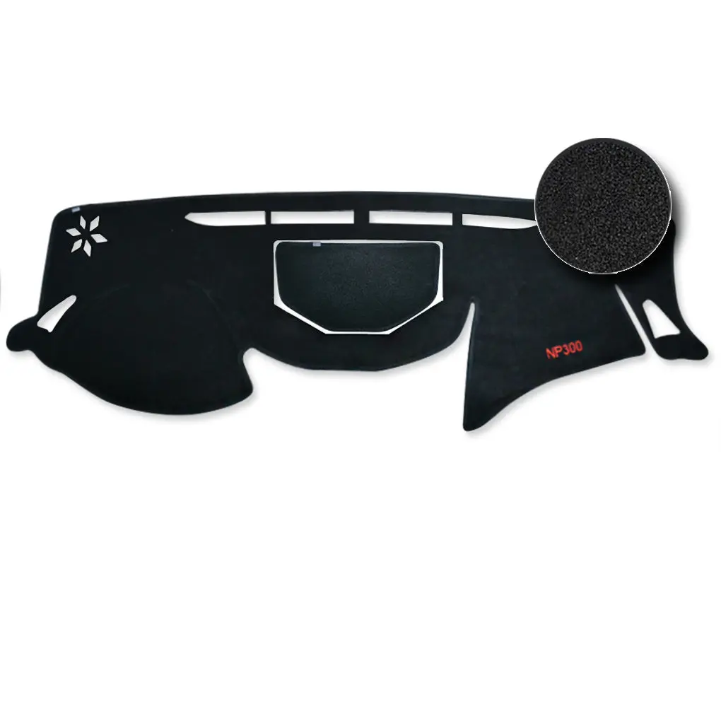Dashboard Cover For Nissan Np300 (Leatherette/Felt/Abstract Floral Material) 2