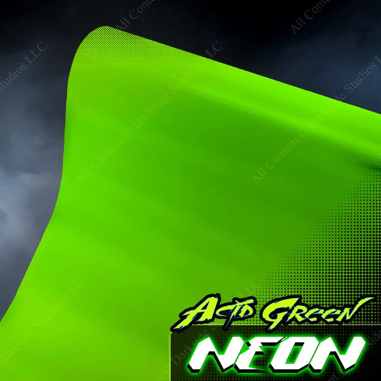 Add-On -Rider Number Cut-Out Overlay- ( Neon Acid Green ) 1