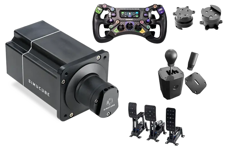 Bundle - Wheelbase, Wheel, Pedal Set And Sequential/H-Pattern Shifter 1