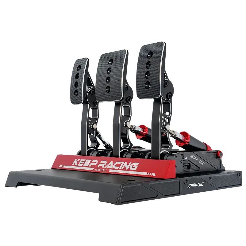 Simagic P1000-3 Pedal Set – 3-Pedal Load Cell / Hall Modular System 1