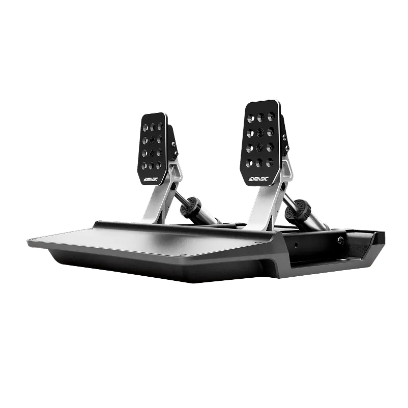 Simagic P500-2 Dual-Sensor 2-Pedal Set – Load Cell & Hall Brake, Fully Adjustable Throttle 1