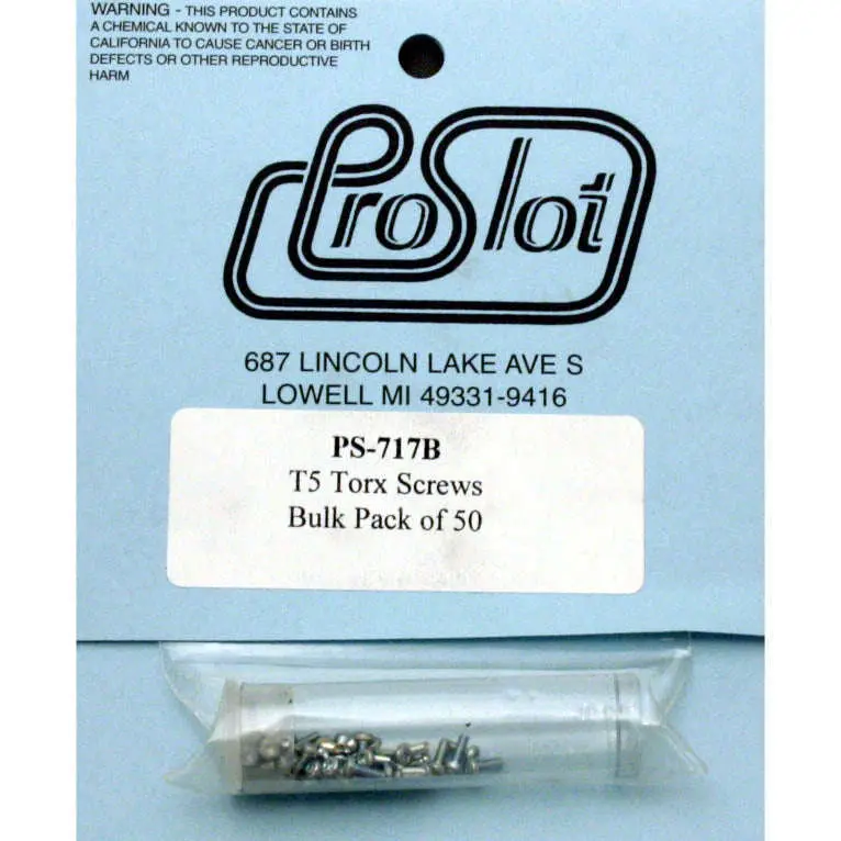 Pro-Slot Self Starting T5 Torx Can And Endbell Screws, New Longer 3/16" 1