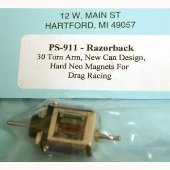 Proslot Razorback Drag Motor 30T/28 Awg Hard Neo Magnet 2000+ Gauss 1