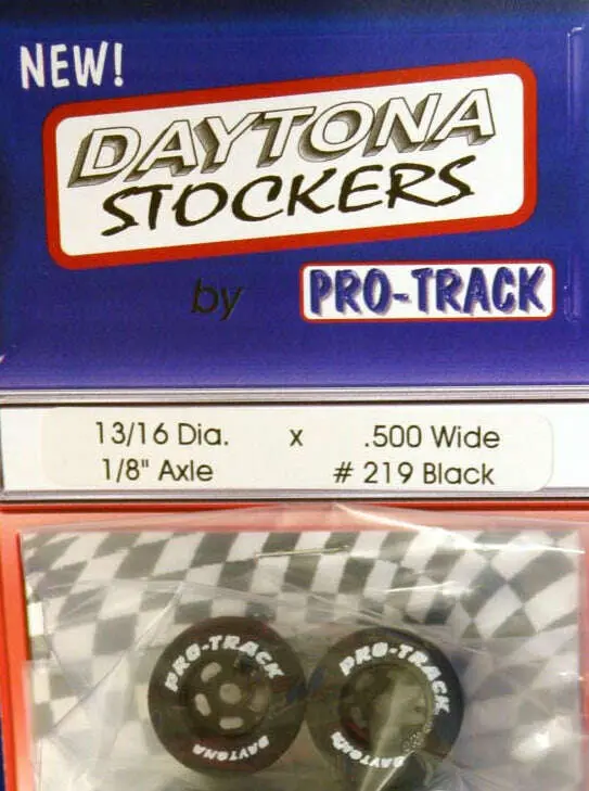 Protrack 1/8 X 13/16 X 500 Fronts Black  (Pair) 1