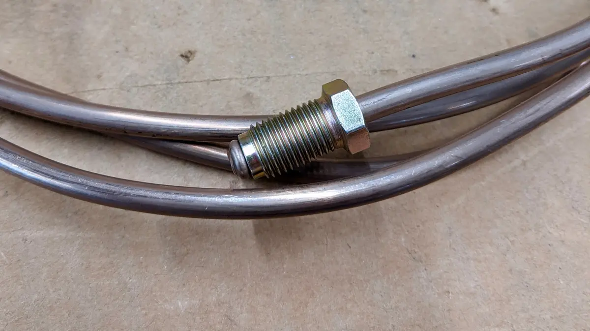 Hard Clutch Line For 7/8" Slave Cylinder 1