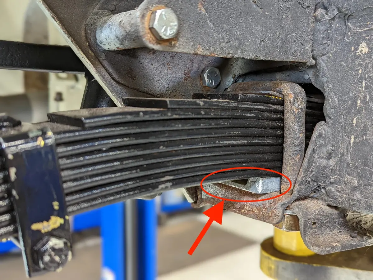 Pair Of Bugeye/Quarter Elliptic Rear Spring Lowering Shims 1