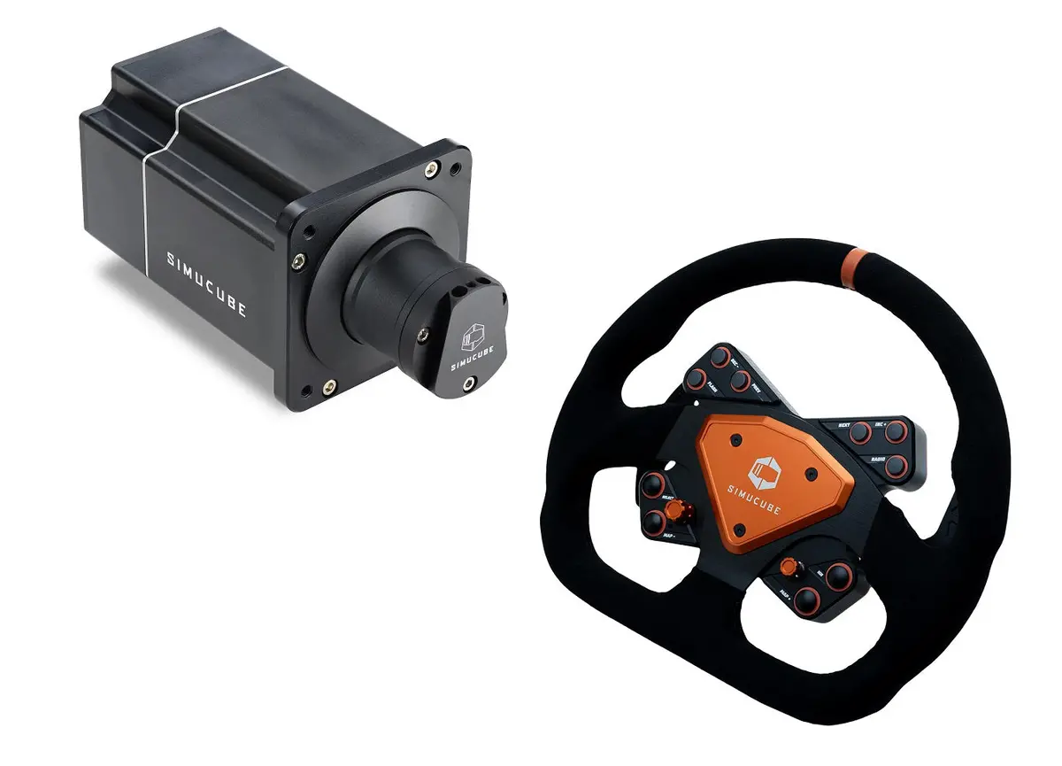 Bundle - Simucube 2 Pro R2 Wheelbase And Simucube Tahko Gt-21 Steering Wheel 1