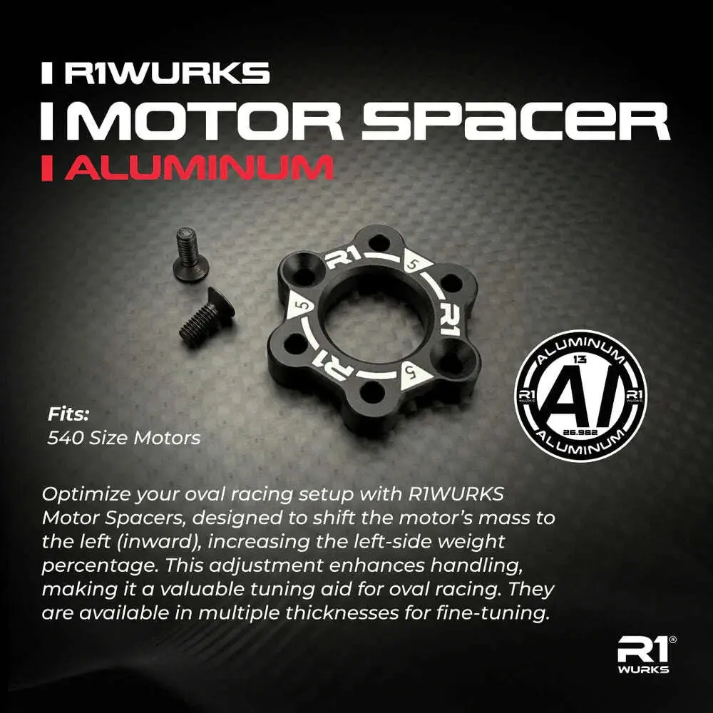R1wurks Motor Spacer, Aluminum 1