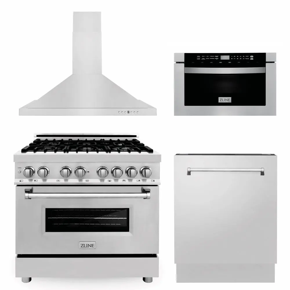 Z-Line Kitchen Packages Model 4Kp-Rarh36-Mwdwv 1