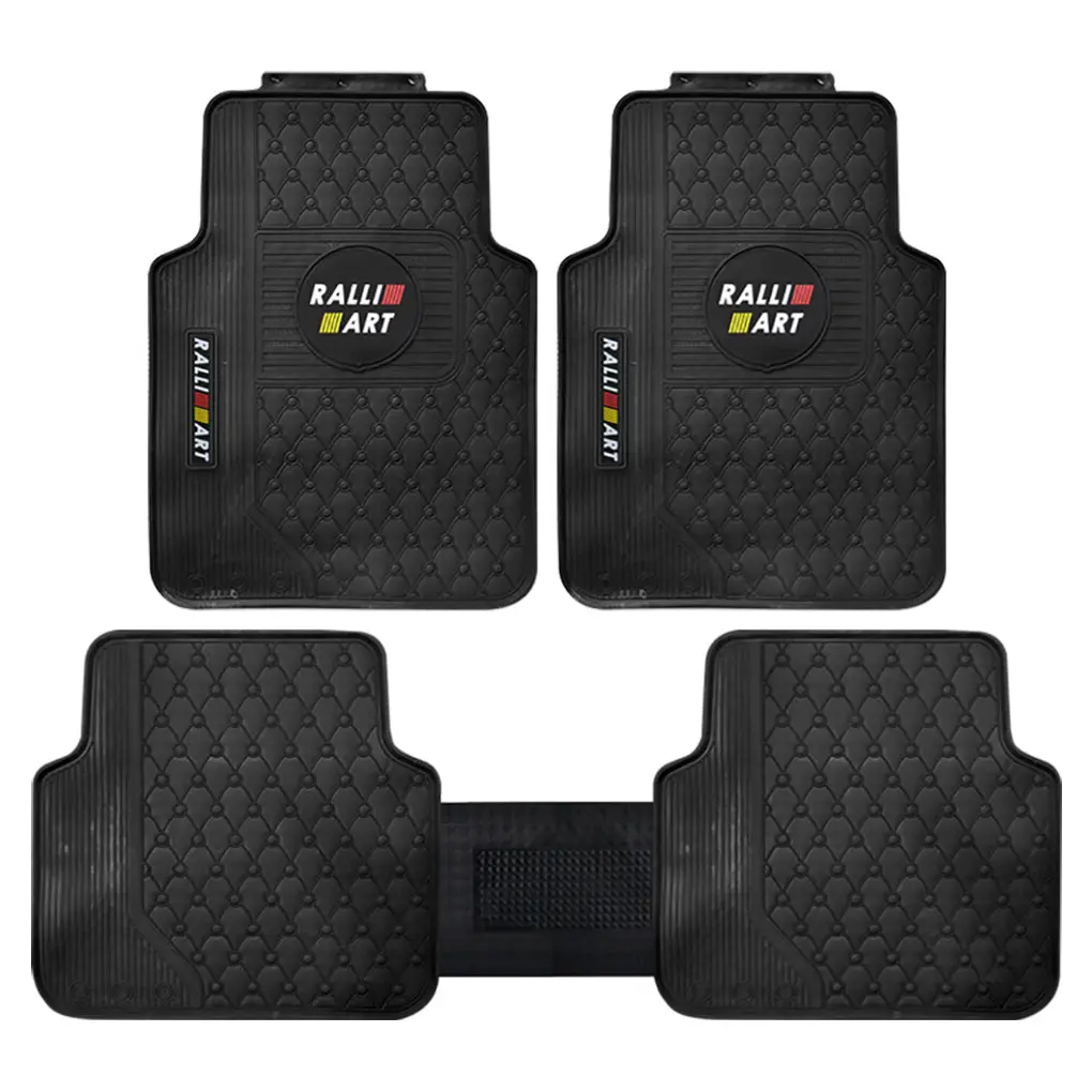 Ralliart Universal Car Floor Premium Rubber Matting Protector / Guard (High Quality) Car Floor Mats / Car Floor Mat 1