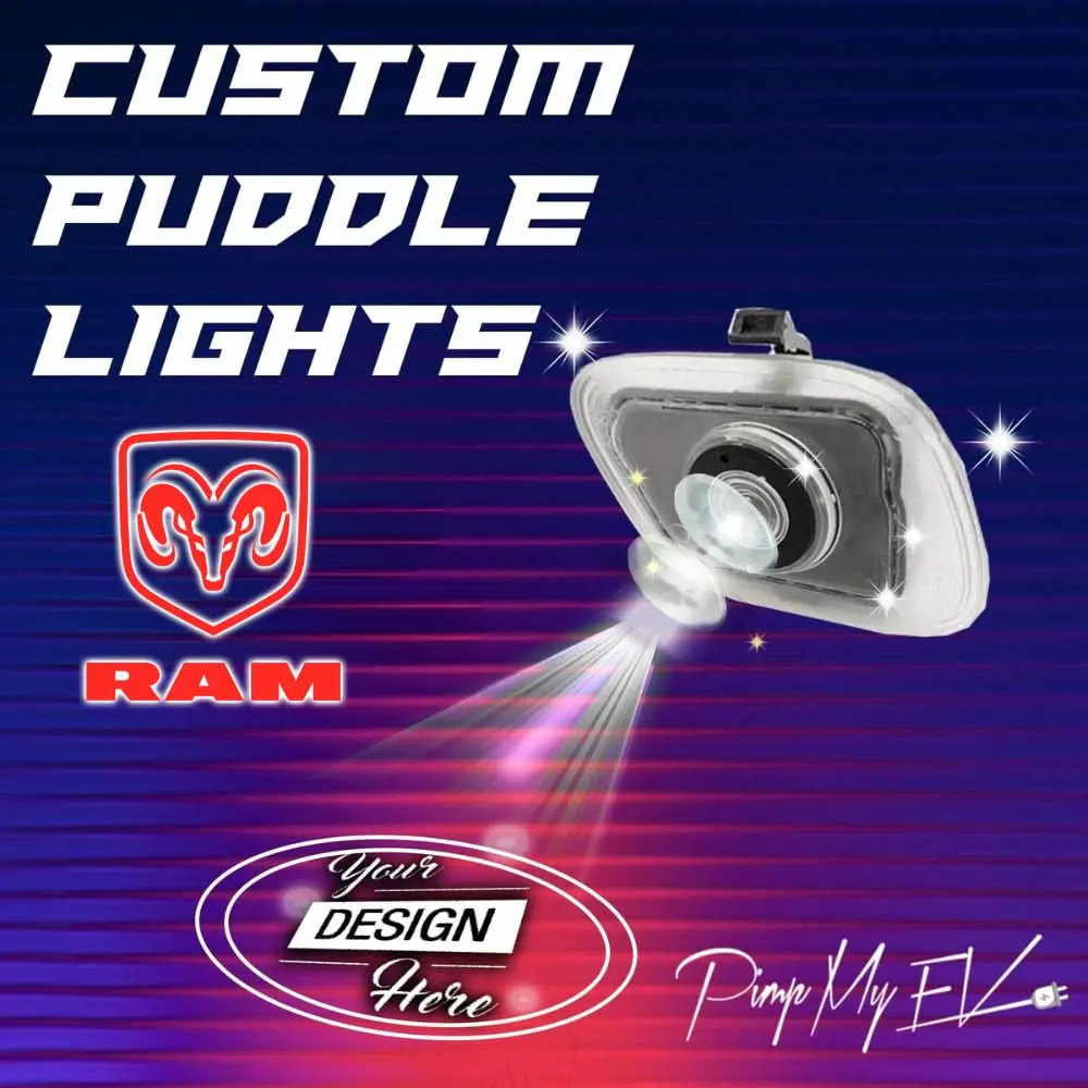 Custom Led Side Wing Mirror Projector Puddle Approach Lights For Ram - 2002-2026 1