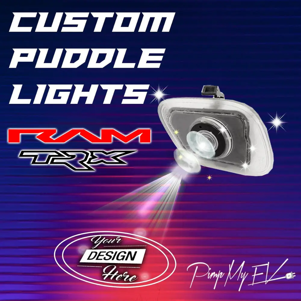 Custom Led Side Wing Mirror Projector Puddle Approach Lights For Ram Trx - 2021-2024 1