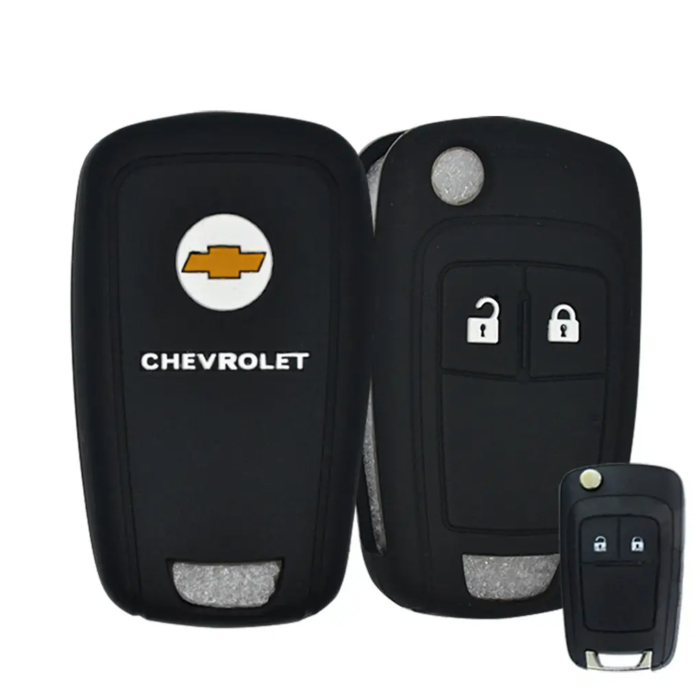 Chevrolet Soft Silicone Car Key Remote Holder (High Quality) 1