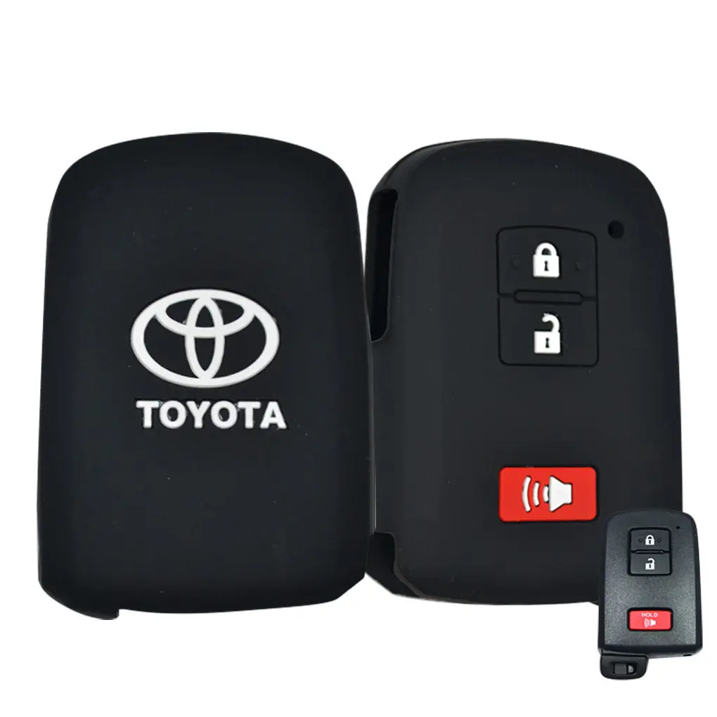 Toyota Soft Silicone Car Key Remote Holder (High Quality) 1