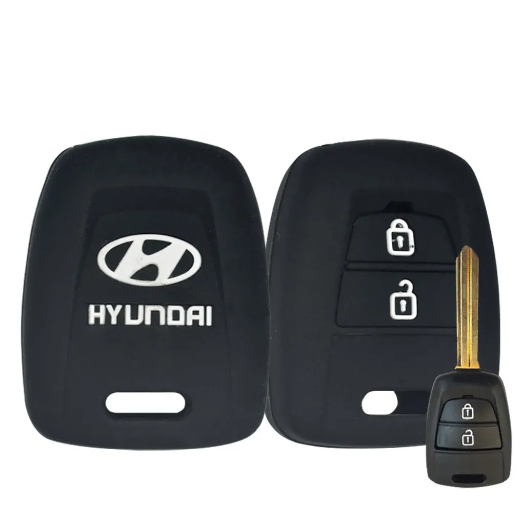 Hyundai Soft Silicone Car Key Remote Holder (High Quality) 1
