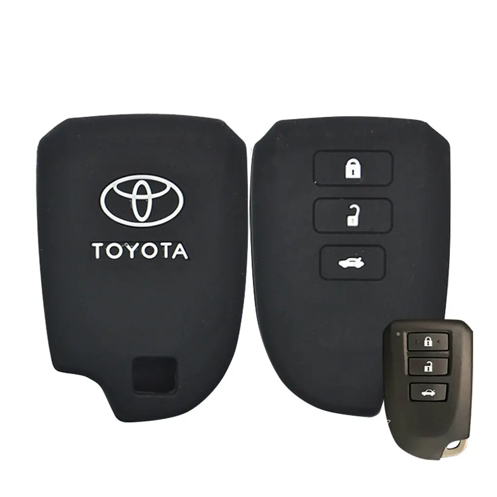 Toyota Soft Silicone Car Key Remote Holder (High Quality) 1