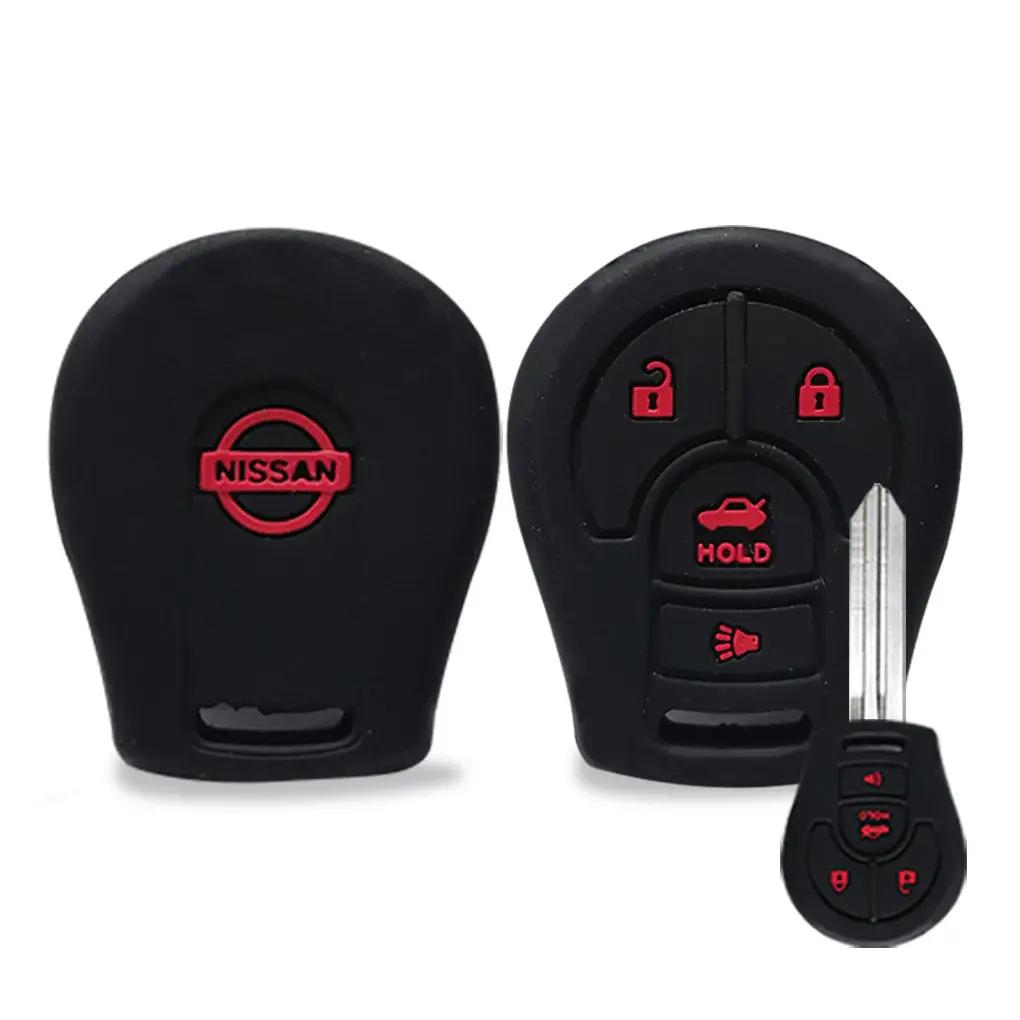 Silicone Key Nissan Sunny Silicone Car Key Remote Holder (High Quality) 2