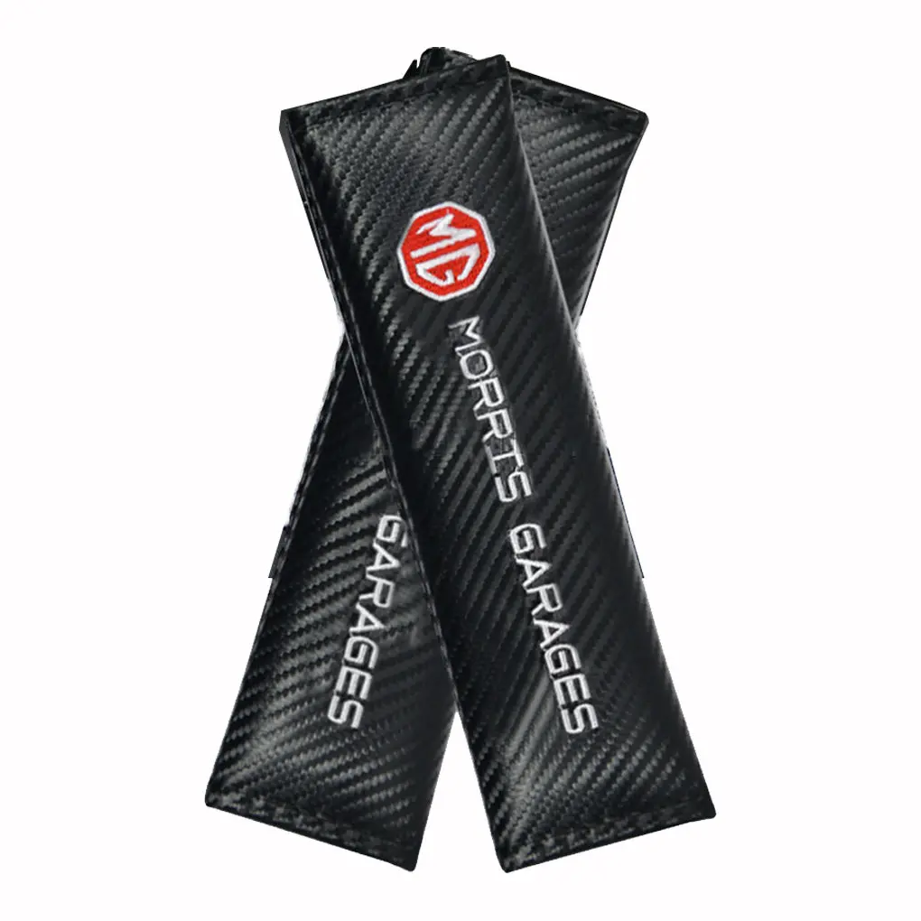 Morris Garages Carbon Fiber Seat Belt Shoulder (Pair / Set) 1