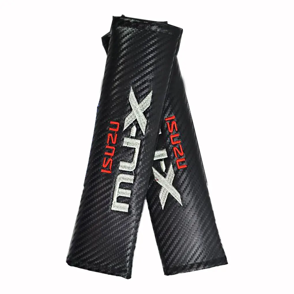 Isuzu Mux Carbon Fiber Seat Belt Shoulder (Pair / Set) 1