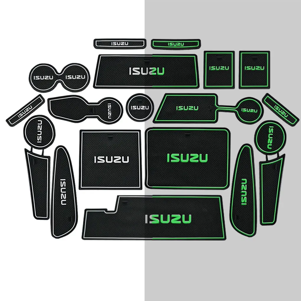 Isuzu Mux Door Slot Mats 2