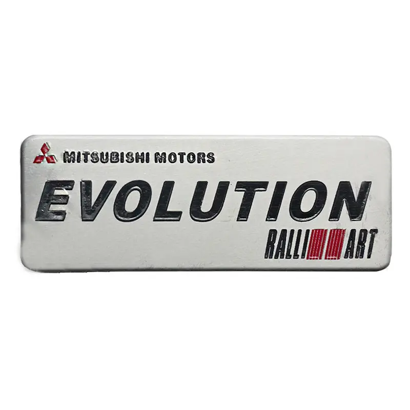Aluminum Emblem Sticker For Ralliart (High Quality) 1
