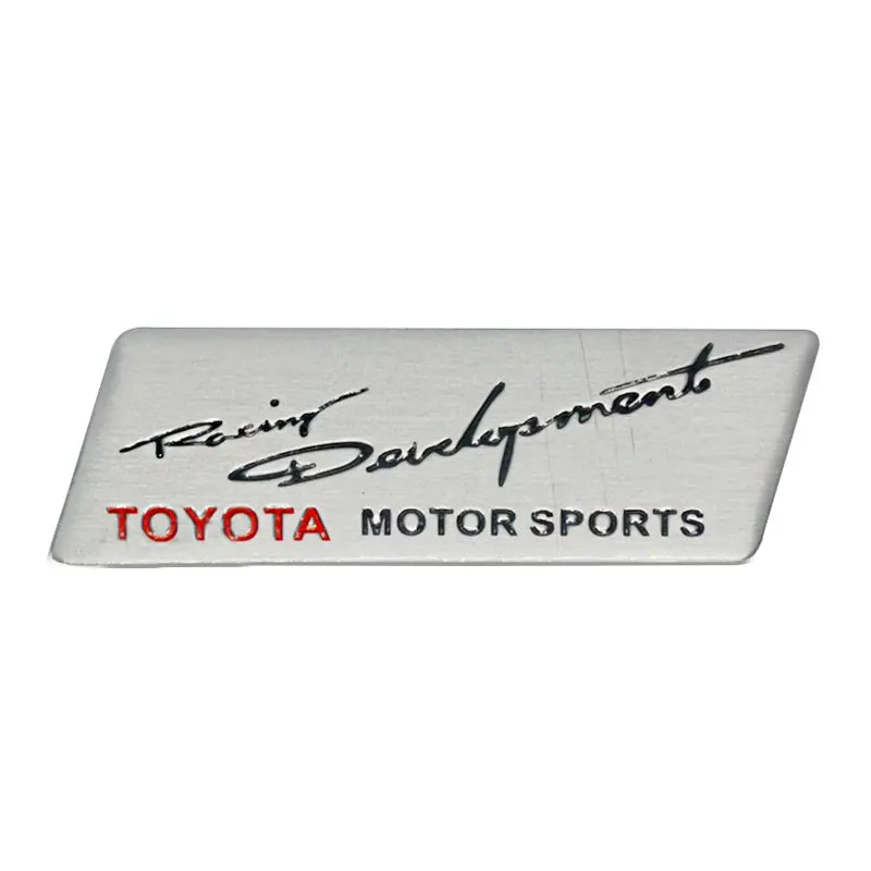 Aluminum Emblem Sticker Logo For Toyota 1