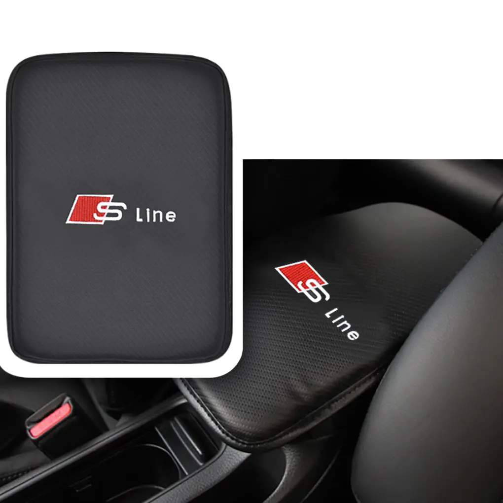 Audi S Line Car Automobiles Armrests Pads Cover 1