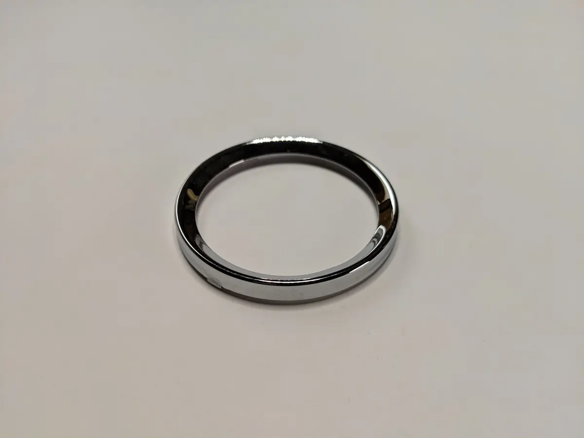 Instrument Gauge Chrome Retaining Ring, Small (Bugeye Thru '71) 1