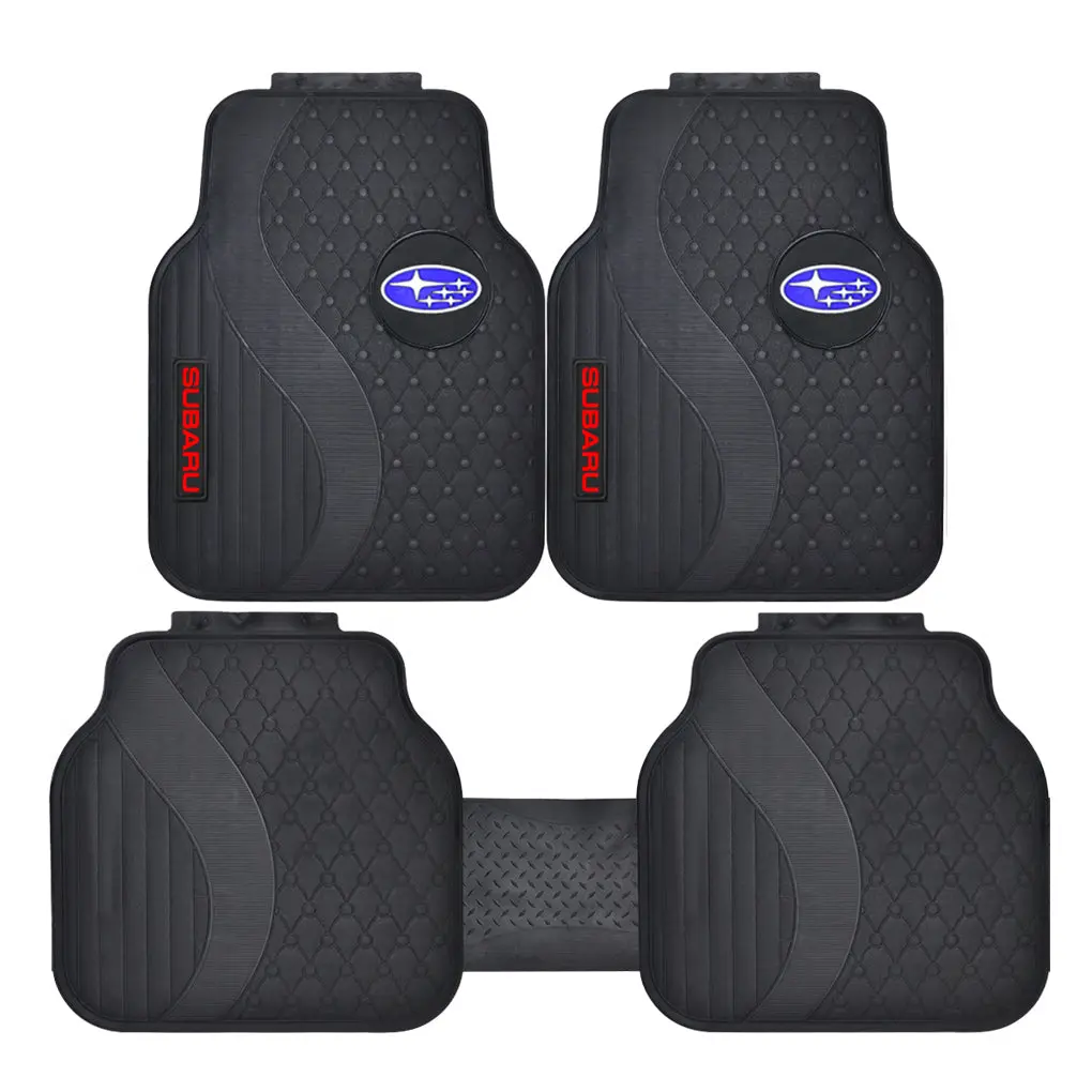 Subaru Universal Car Floor Premium Rubber Matting Protector / Guard (High Quality) 2