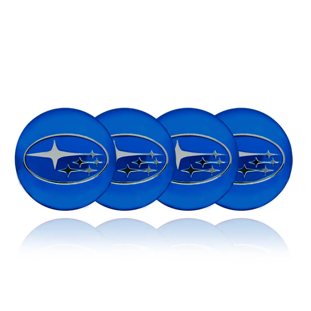 Subaru Car Center Wheel Cap Badge Aluminum Metal Sticker 1