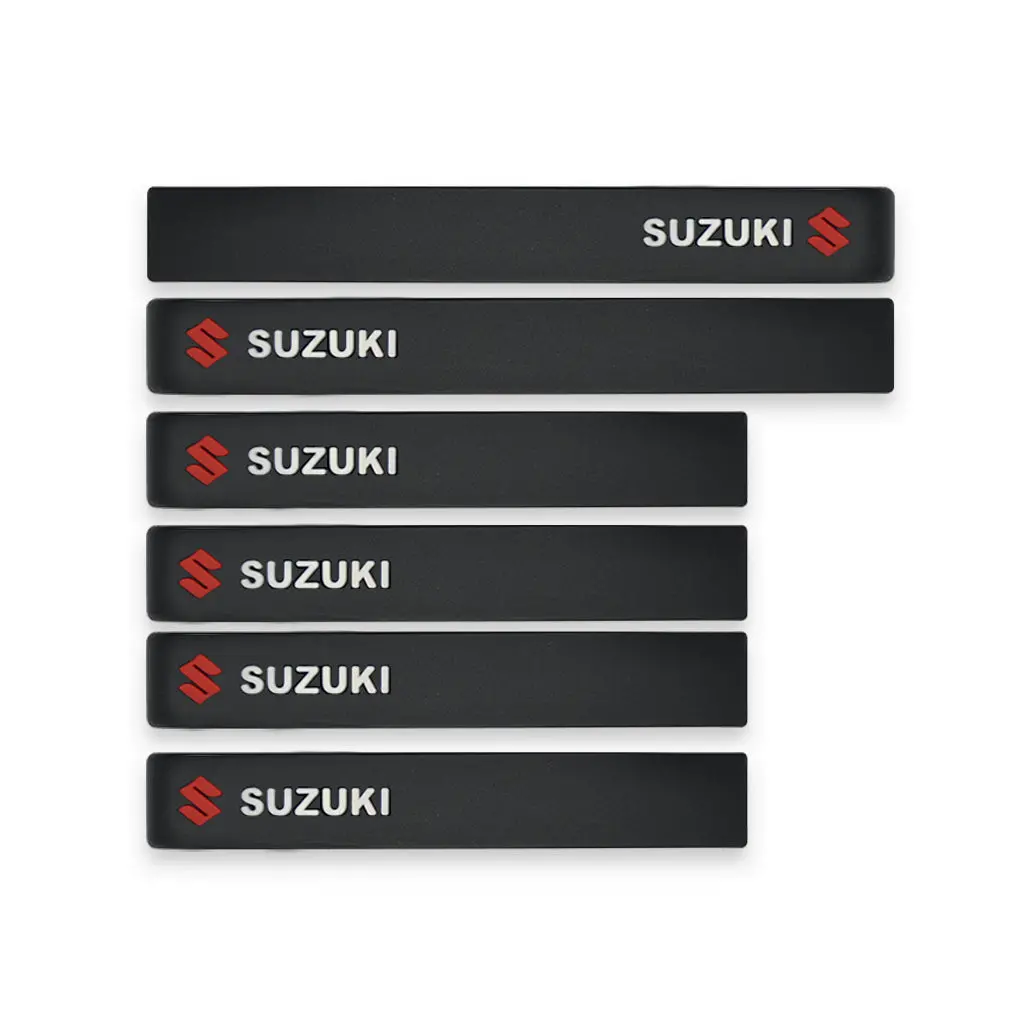 6Pcs Suzuki Car Sticker Door Guard And Side Mirror Protector 1