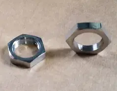 Windshield Wiper Post Bezel Locking Nuts, Chrome (Sold Individually) - (Bugeye Thru 1962) 1