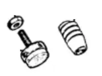 Spridget Bonnet Corner Buffer Kit (2 Per Car) (Sold Individually) 1