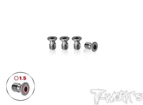 Tworks Titanium Damper Screw A800r 4Pcs 1