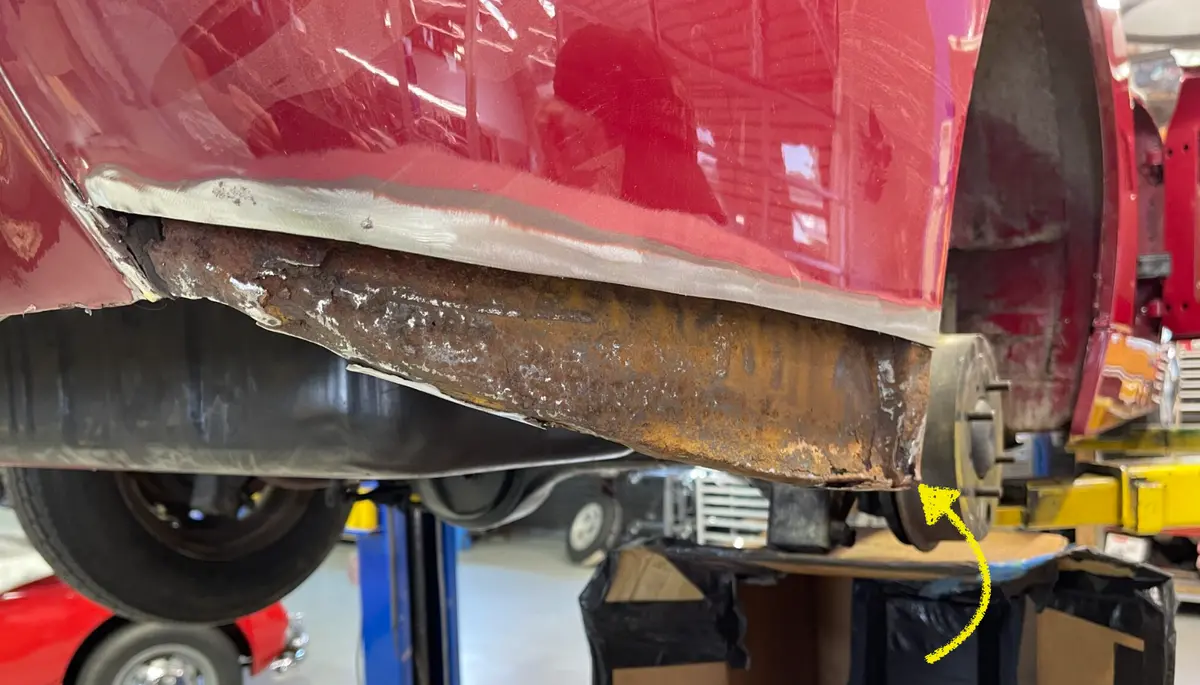 Rear Inner Fender Repair Panel (Bugeye) 1