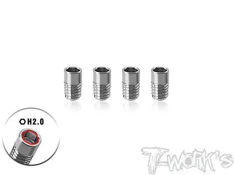 Tp-190 64 Titanium Flexible Set Screw 4Pcs 1