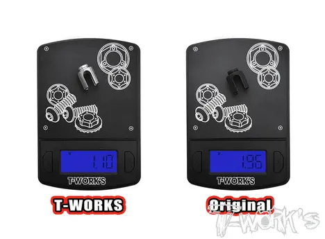 Tp-180-A800r 64 Titanium Gear Diff. Bb Driveshaft Adapters ( For Awesomatix A800r/Mmx ) 1