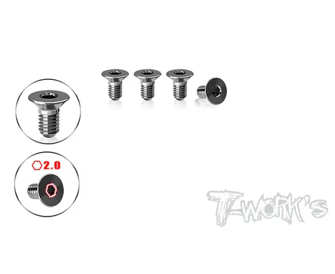 Titanium Centering Screw 3 X 6Mm 1