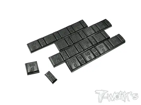 Ta-074 4 Strip Lead Free Stick On Balance Weights (Black) 1