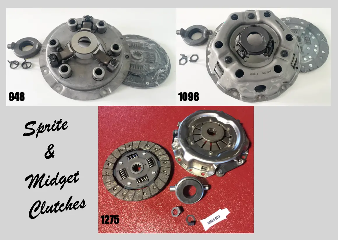 Sprite/Midget Clutch Kit-Borg And Beck (948-1275 Engines) 1