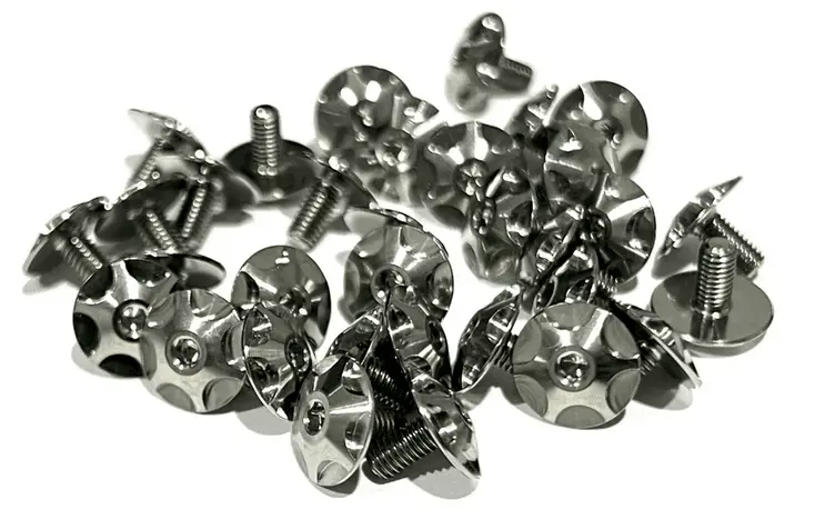 Sortafast Hexcix Titanium Screws - Wing / Steering Arms - 2Pk (Metric) 1
