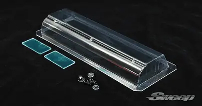 10Th Tc 189.5Mm Clear Light Weight Max-Wing With A Mounting Hardware Set 1